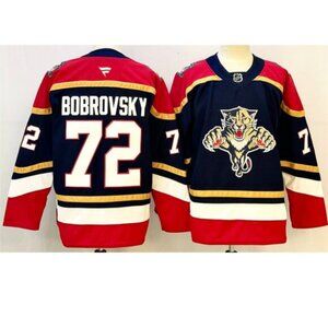 Mens Sergei Bobrovsky Jersey Stitched Red Navy